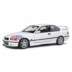 Macheta auto BMW E36 Coupe M3 Lightweight 1995 alb, 1:18 Solido