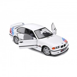 Macheta auto BMW E36 Coupe M3 Lightweight 1995 alb, 1:18 Solido