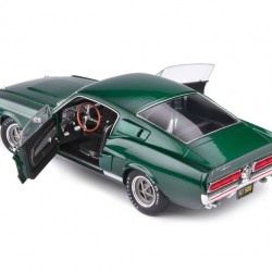 Macheta auto Ford Shelby Mustang GT500 verde 1967, 1:18 Solido