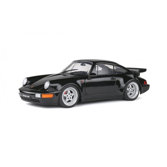 Macheta auto Porsche 911 TURBO negru 1993, 1:18 Solido