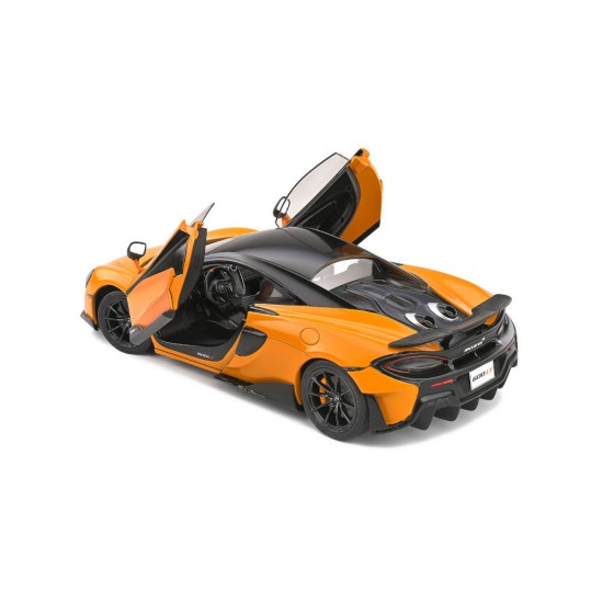 Macheta auto McLaren 600LT Coupe orange 2018, 1:18 Solido