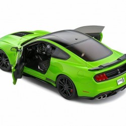 Macheta auto Ford Mustang Shelby GT500 Grabber Lime verde 2020, 1:18 Solido