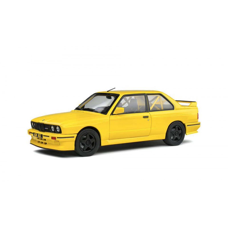 Macheta auto BMW E30 M3 Dakar Yellow "Street Fighter" 1990, 1:18 Solido
