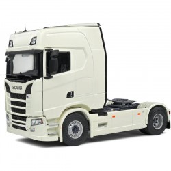 Macheta camion Scania S580 HighLine White 2021, 1:24 Solido
