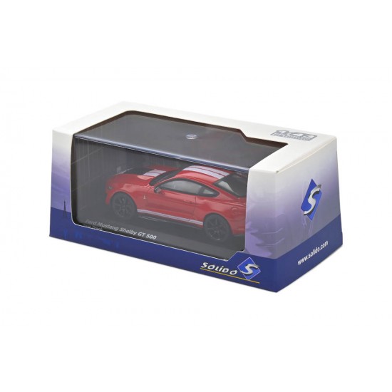 Macheta auto Ford Shelby Mustang GT500 red 2020, 1:43 Solido
