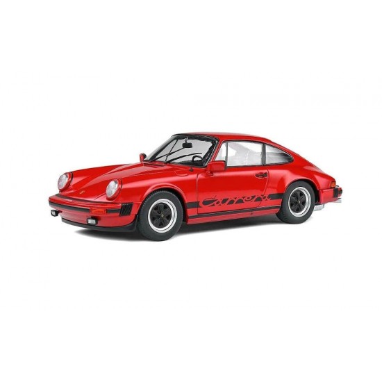 Macheta auto Porsche 911 3,0 Carrera red 1977, 1:18 Solido
