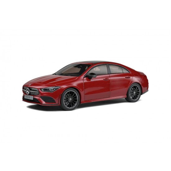 Macheta auto Mercedes-Benz CLA C118 Coupe AMG Line red 2019, 1:18 Solido