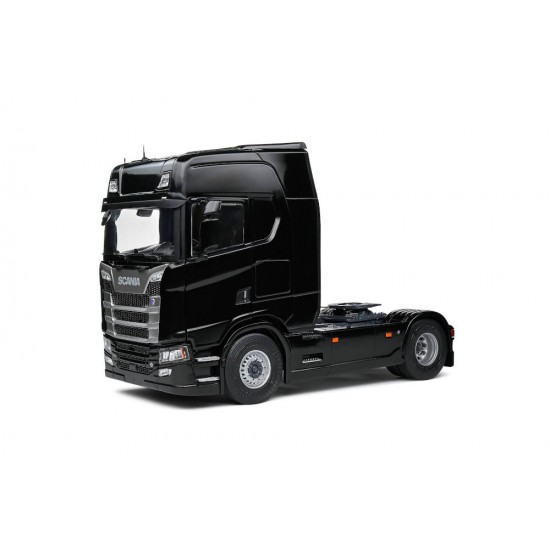 Macheta camion Scania S580 HighLine Black 2023, 1:24 Solido