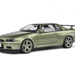 Macheta auto Nissan GT-R (R34) green 1999, 1:18 Solido