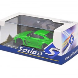 Macheta auto Nissan GT-R (R35) LBWK green 2020, 1:43 Solido