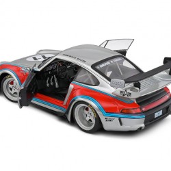 Macheta auto Porsche RWB Bodykit Martini grey 2020, 1:18 Solido