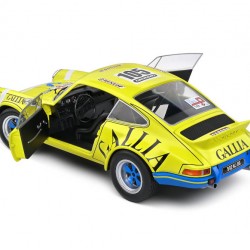 Macheta auto Porsche 911 RSR Tour de France yellow 1973, 1:18 Solido