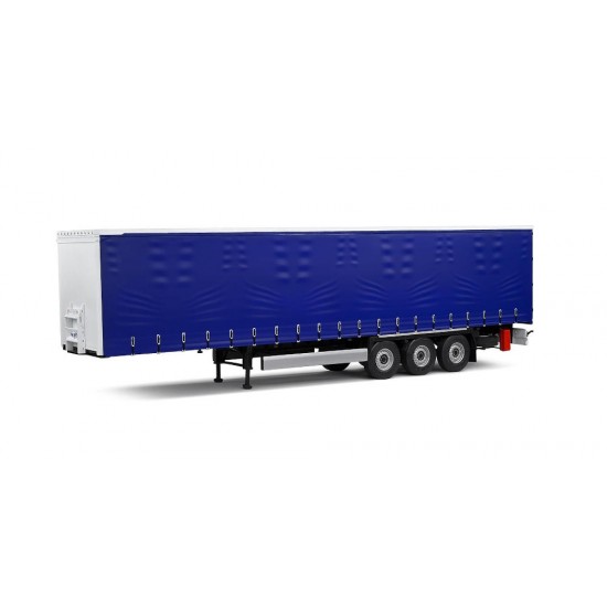 Macheta camion Remorca prelata albastra 2021, 1:24 Solido