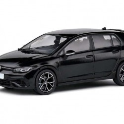 Macheta auto Volkswagen Golf 8 R black 2021, 1:43 Solido