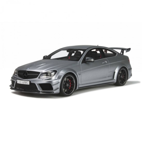 Macheta auto Mercedes-Benz C63 AMG black series grey 2011, 1:43 Solido