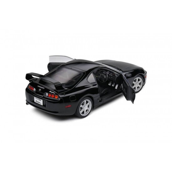 Macheta auto Toyota Supra MK4 (A80) black 1993, 1:18 Solido