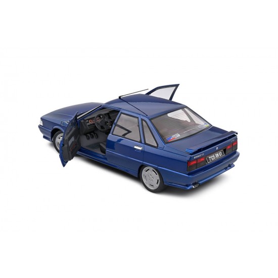 Macheta auto Renault 21 Turbo MK1 bleu 1988, 1:18 Solido
