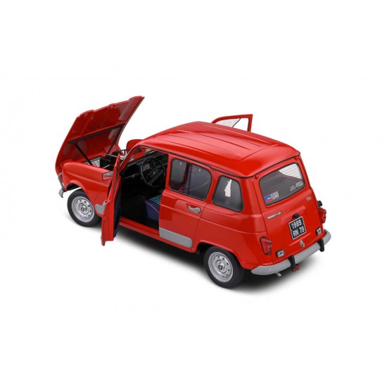 Macheta auto Renault R4 GTL red, 1:12 Solido