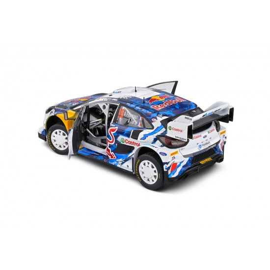 Macheta auto Ford Puma Rally 1, Rally Sweden, #16 Fourmaux/Coria, 2024, 1:18, Solido 
