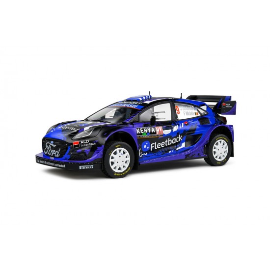 Macheta auto Ford Puma Rally1 Hybrid – Rally Kenya, 2022, #9 Serderidis /Miclotte, 1:18, Solido