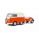 Macheta auto Volkswagen T1 KOOL KOMBI orange 1950, 1:18 Solido 