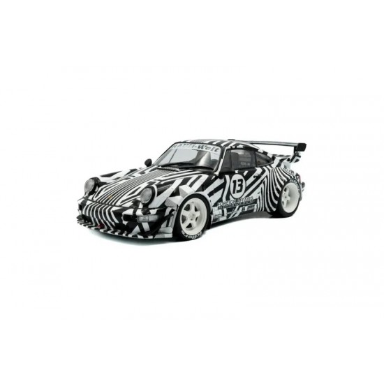 Macheta auto Porsche 911 RWB Bodykit „The Zebra” Camouflage, 2022, 1:18, Solido