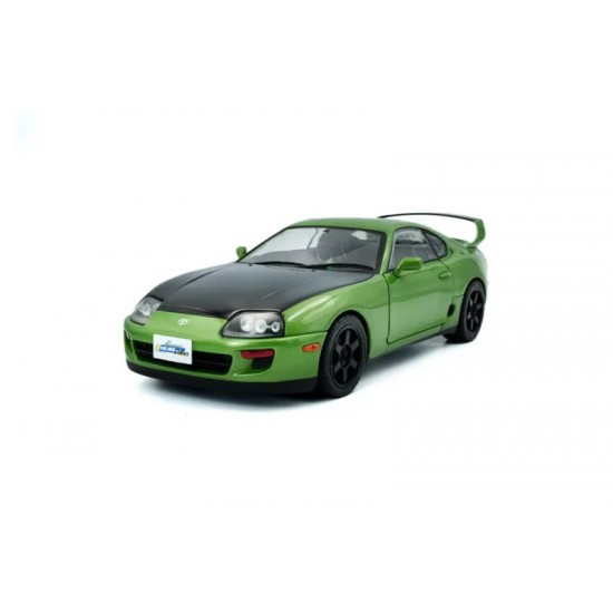 Macheta auto Toyota Supra Mk4 (A80) Works, verde, 1993, 1:18, Solido