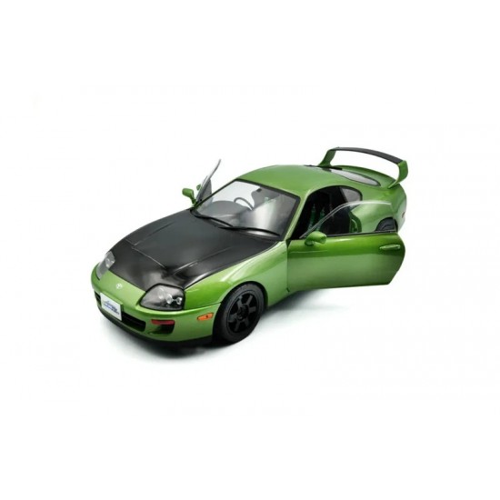 Macheta auto Toyota Supra Mk4 (A80) Works, verde, 1993, 1:18, Solido