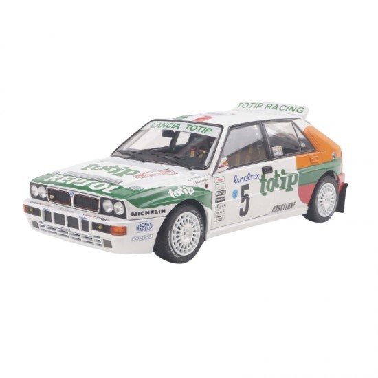 Macheta auto Lancia Delta HF Integrale, Rallye Montecarlo, 1993, #5 A.Aghini / S.Farnocchia, 1:18, Solido