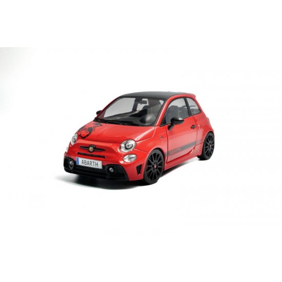 Macheta auto Fiat F595 Abarth, rosso maranello, 2022, 1:18, Solido
