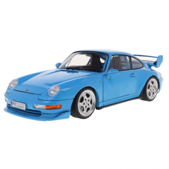 Macheta auto Porsche 911 (993) Clubsport Riviera Blue 1997, 1:18, Solido