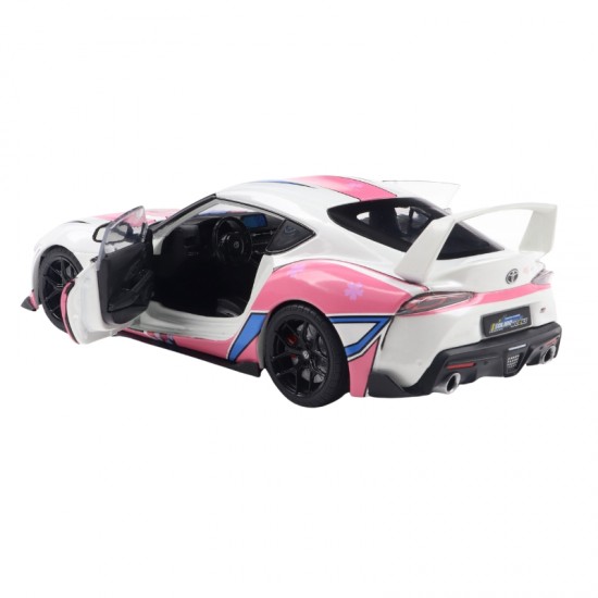 Macheta auto Toyota GR Supra Solido Works Itasha, White, 2024, 1:18, Solido