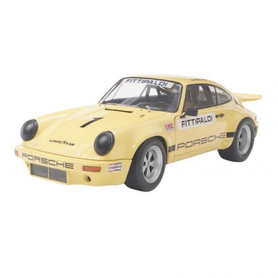 Macheta auto Porsche 911 Iroc, Yellow #1 Fittipaldi, 1974, 1:18, Solido