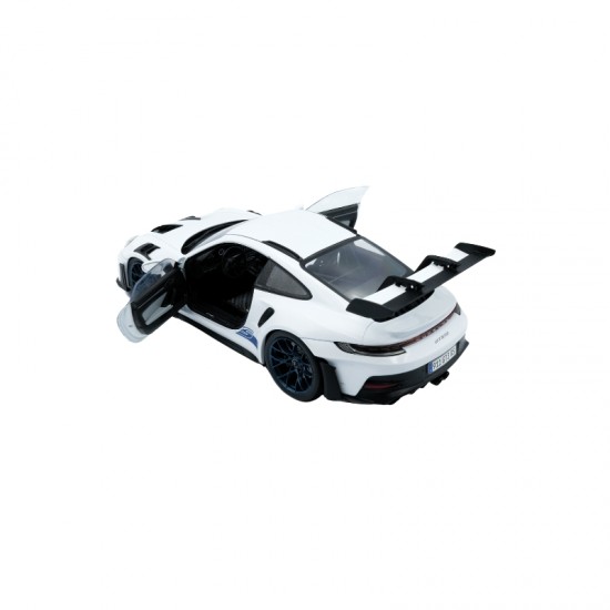 Macheta auto Porsche 911 GT3RS, White With Blue Stripes, 2024, 1:18, Solido