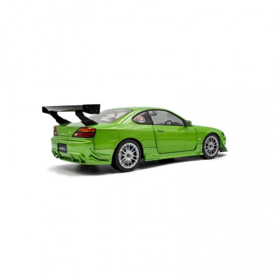 Macheta auto Nissan Silvia S15 Spec-R Aero Solido Works Green, 1999, 1:18, Solido