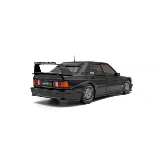 Macheta auto Mercedes-Benz 190 (W201) EVO II Solido Works Black 1990, 1:18, Solido
