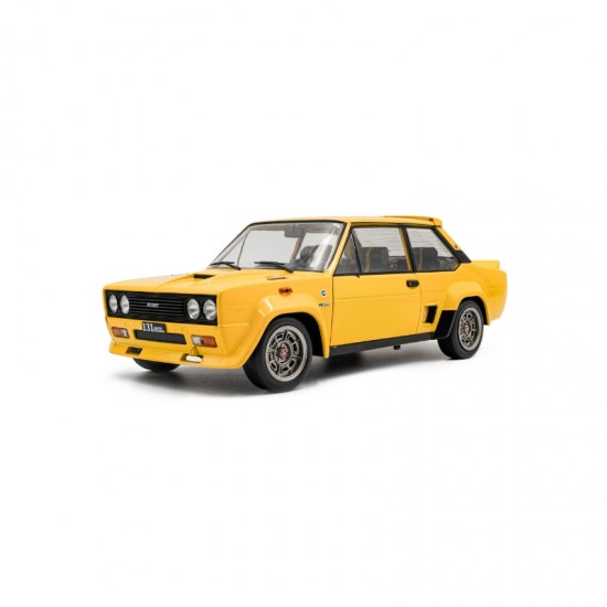 Macheta auto Fiat 131 Abarth, Yellow, 1980, 1:18, Solido