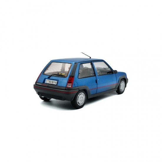 Macheta auto Renault 5 GT Turbo MK1, Bleu Alpine, 1985, 1:18, Solido