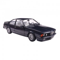 Macheta auto BMW 635 CSI, Macau Blue, 1984, 1:18, Solido