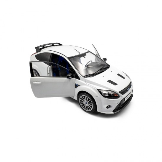 Macheta auto Ford Focus RS MK2 Pack RS Plus, rozen White, 2009, 1:18, Solido