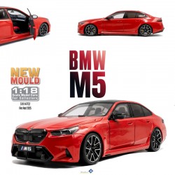 Macheta auto BMW M5, Fire Red, 2025, 1:18, Solido
