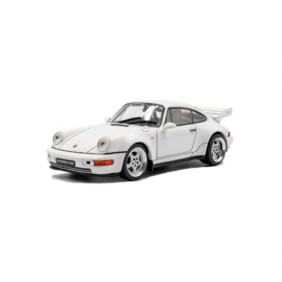 Macheta auto Porsche 911 (964) RS 3.8, Grand Prix White, 1994, 1:43, Solido
