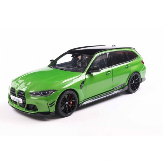 Macheta auto BMW M3 Touring with Performance Parts, Green Metallic, 2024, 1:18, Solido