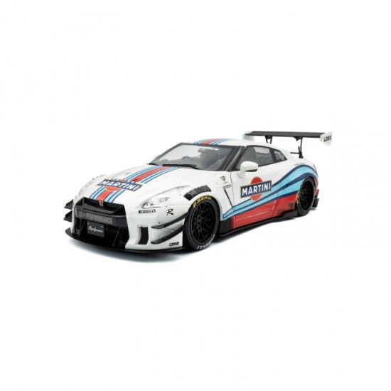 Macheta auto Nissan GT-R (R35) w/ Liberty Walk Body Kit 2,0M, 2024, 1:18, Solido