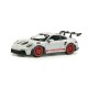 Macheta auto Porsche 911 (992) GT3 RS, Grey Metallic w/Pyro Red, 2023, 1:43, Solido