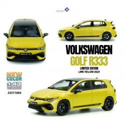 Macheta auto Volkswagen Golf R 333, Limited edition Lime Yellow, 2023, 1:43, Solido