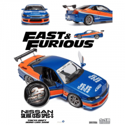 PRECOMANDA : Macheta auto Nissan Silvia (S15) Spec-s, Tokyo Drift Mona Lisa, 2006, 1:18, Solido