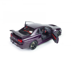 Macheta auto Nissan Skyline GT-R34 Z-Tune, Midnight Purple, 1999, 1:18, Solido