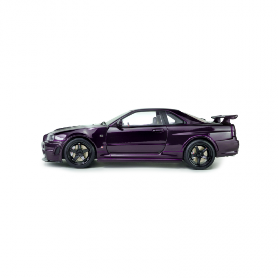 Macheta auto Nissan Skyline GT-R34 Z-Tune, Midnight Purple, 1999, 1:18, Solido