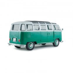 Macheta auto Volkswagen T1 Samba, Green & White, 1:18, Solido
